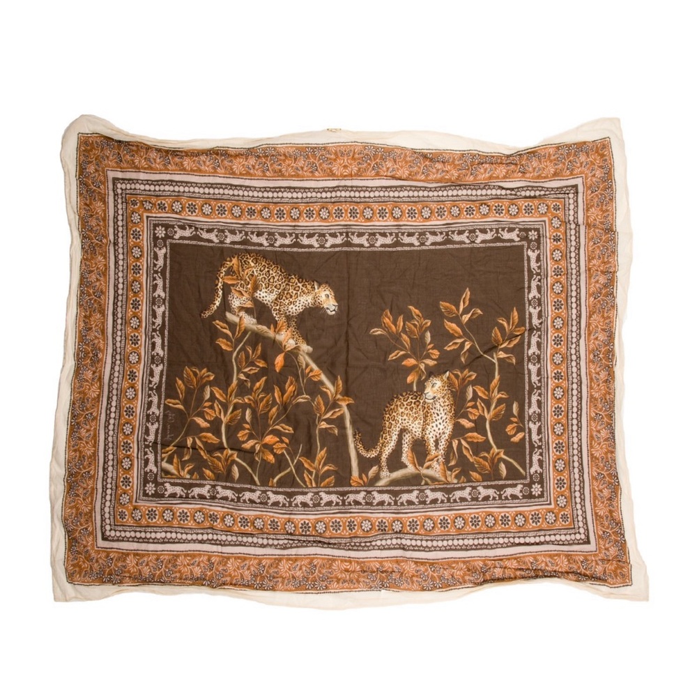 Johanna Ortiz Graphic Print Scarf
